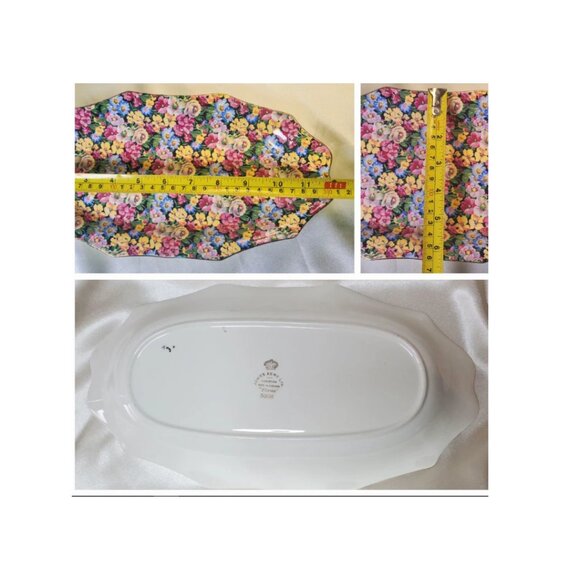 Vintage Staffordshire Old Foley “Florita” Chintz Pottery – James Kent England - Picture 8 of 10